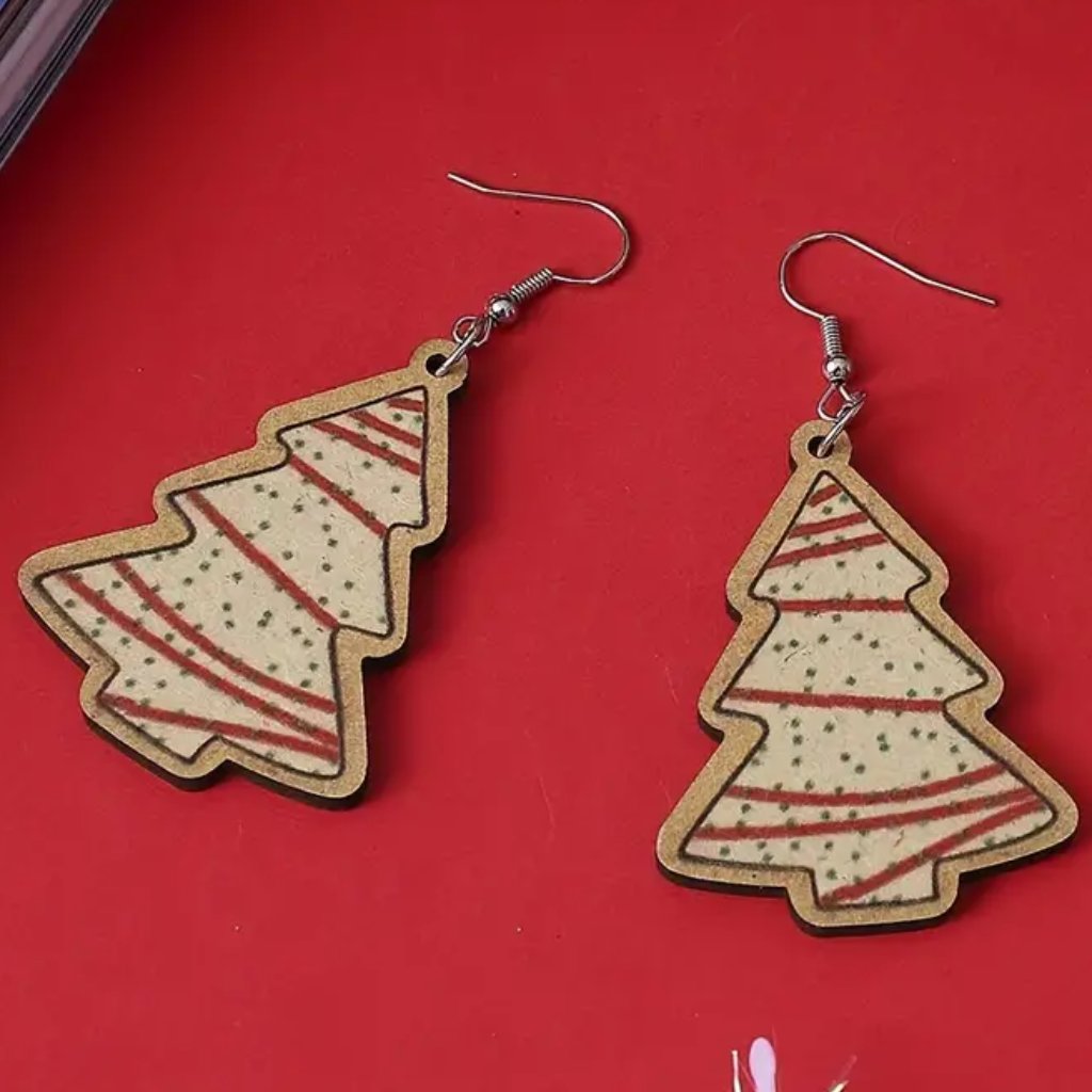 Festive Wooden Trees